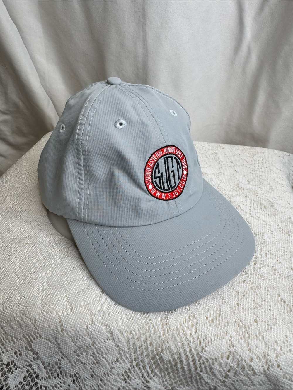 Imperial SJGT Southern Junior Golf Tour Gray Performance Adjustable Hat Cap